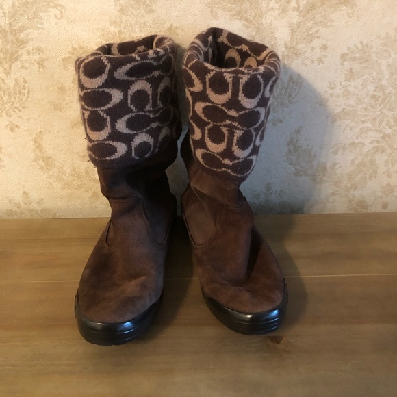 Coach suede boots - Picture 4 of 9